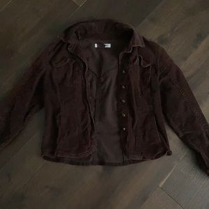 Brown corduroy jacket